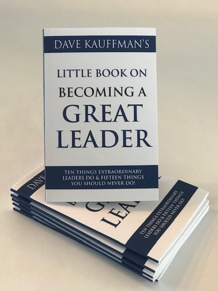 Dave kauffmans little book on becoming a great speaker