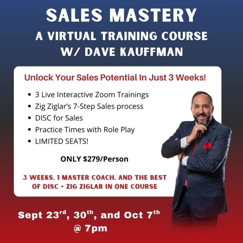 Sales Mastery Course (Fall 2025)