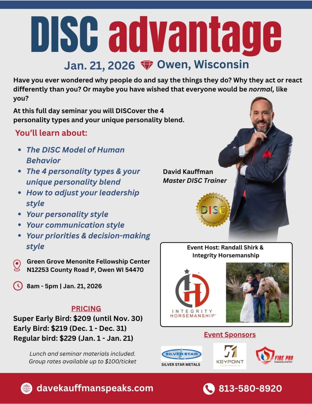 DISC Advantage | Owen, WI (Jan. 21)