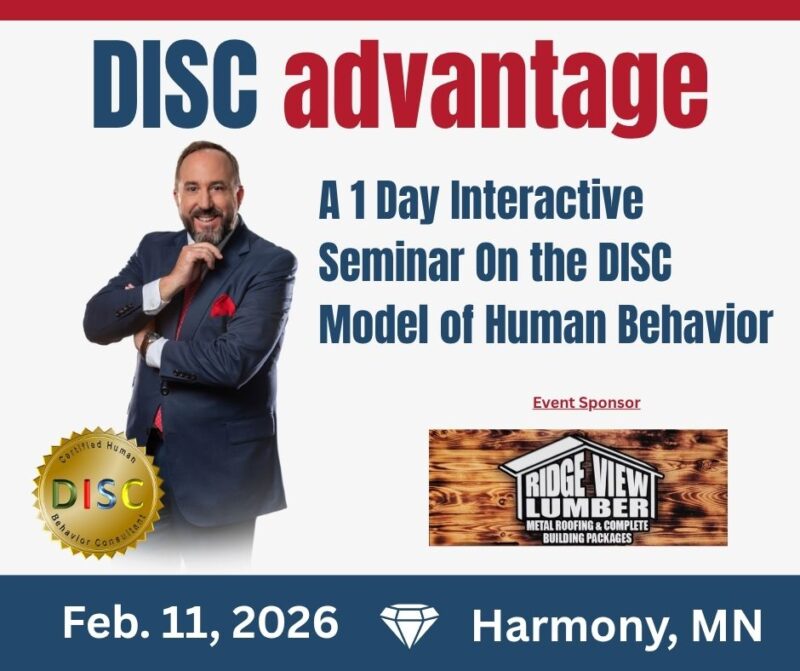 Harmony, MN DISC Advantage | Harmony, MN (Feb. 11)